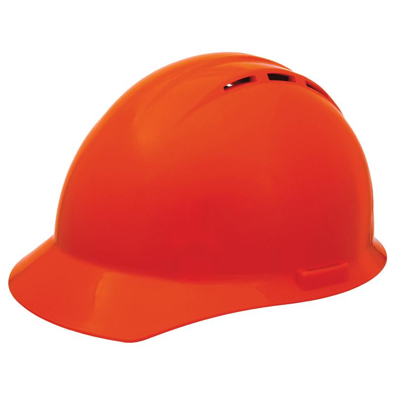 Americana Ventilated Hard Hat - Hi Vis Orange